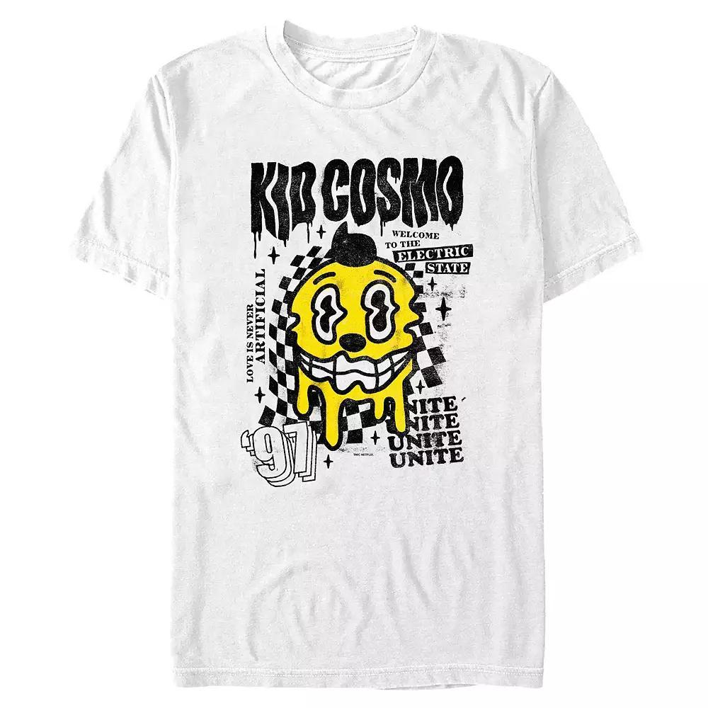 Men's The Electric State Kid Cosmo Paint Graphic Tee, Size: Medium, White Product Image
