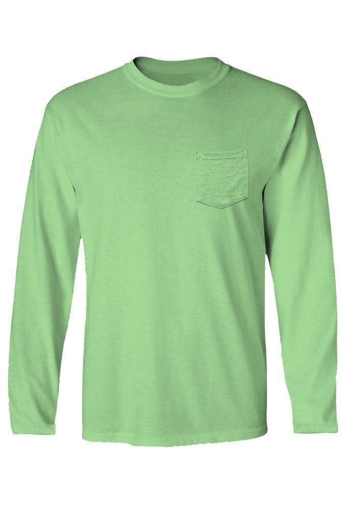 Mojo Sportswear Company The Plain Pocket Crew Men's Long Sleeve Tee Product Image