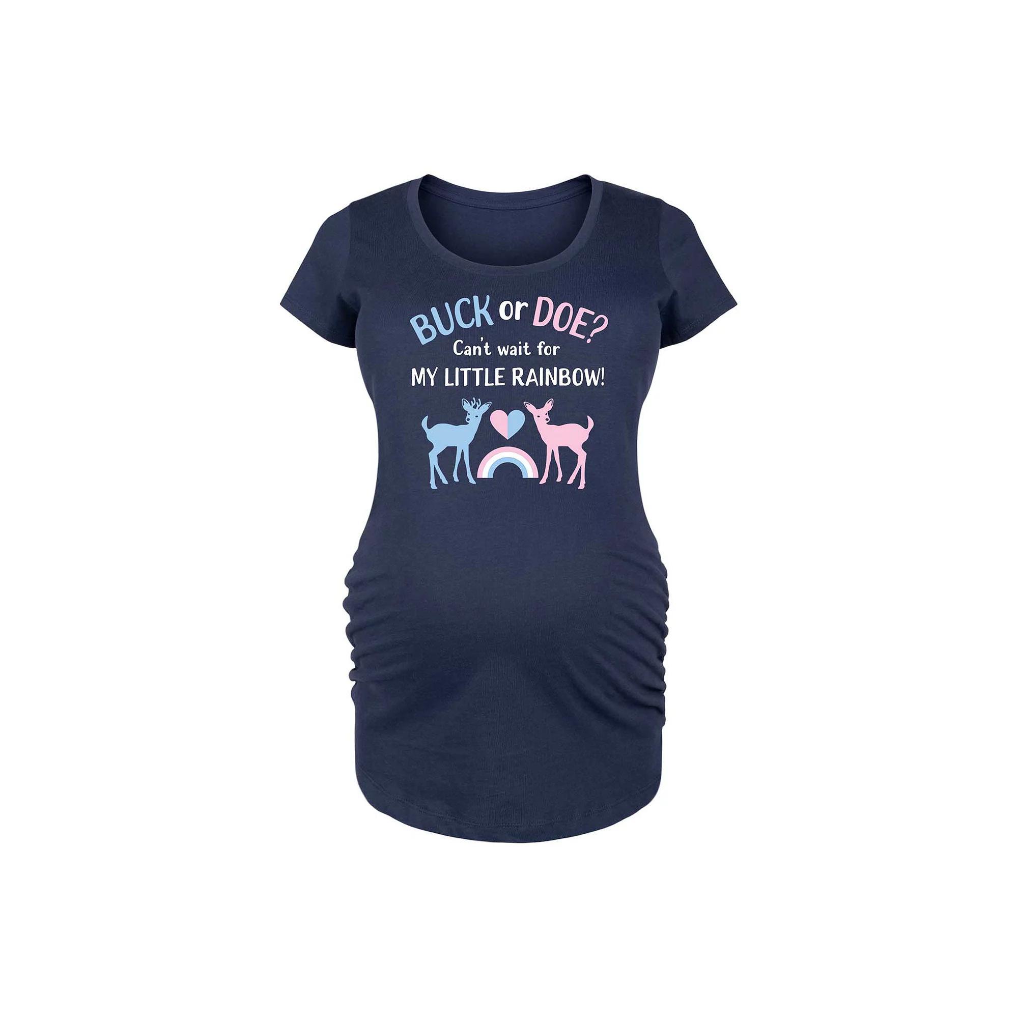 Maternity Theres A Baby Brewing Graphic Tee, Women's,  Product Image