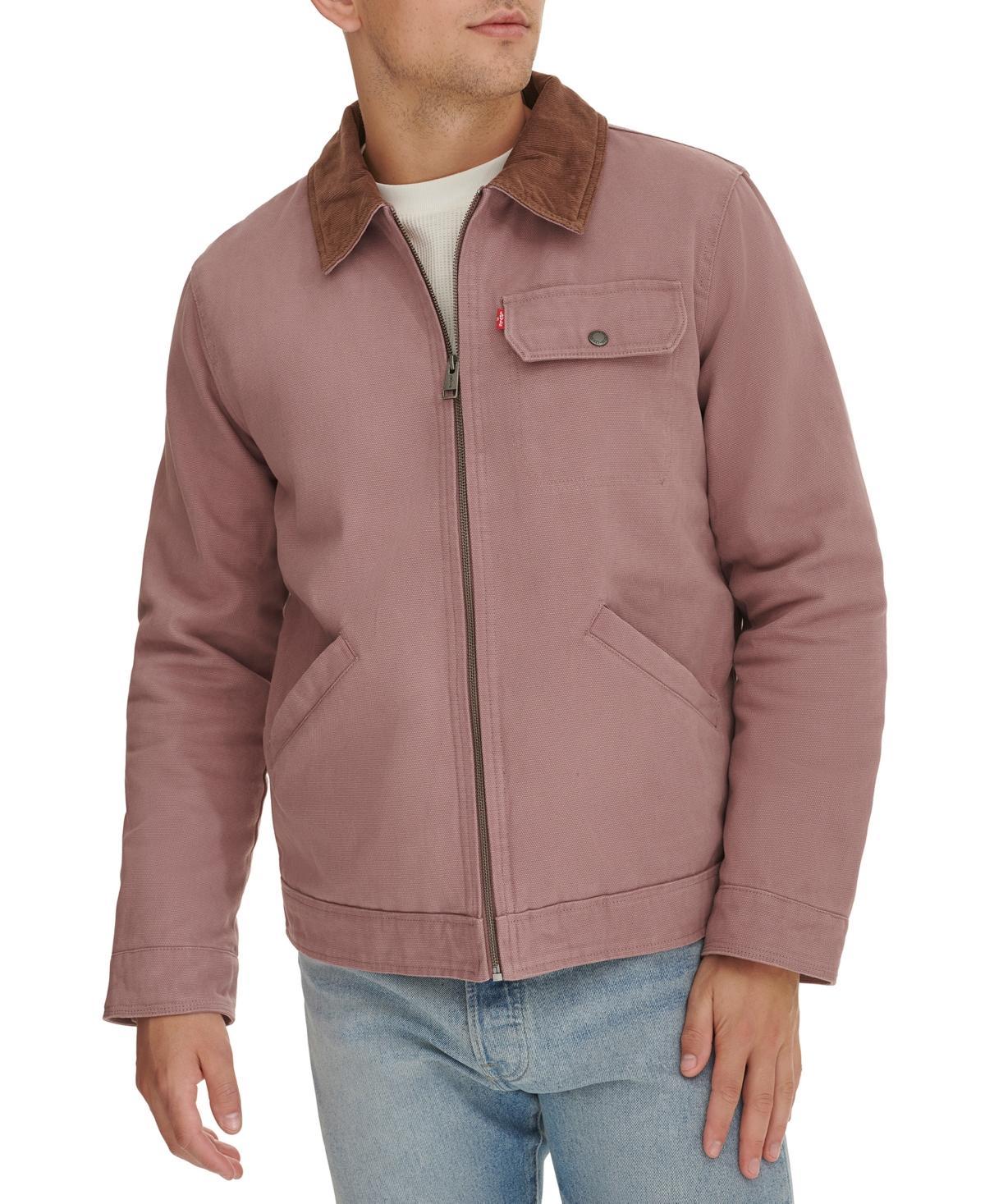 Men's Levi's® Trucker Jacket with Corduroy Collar, Size: Small, Pink Product Image