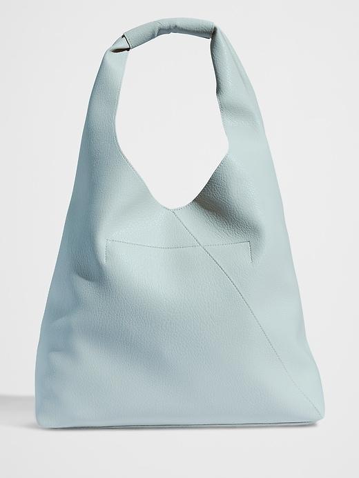 Vegan Leather Slouchy Tote Product Image