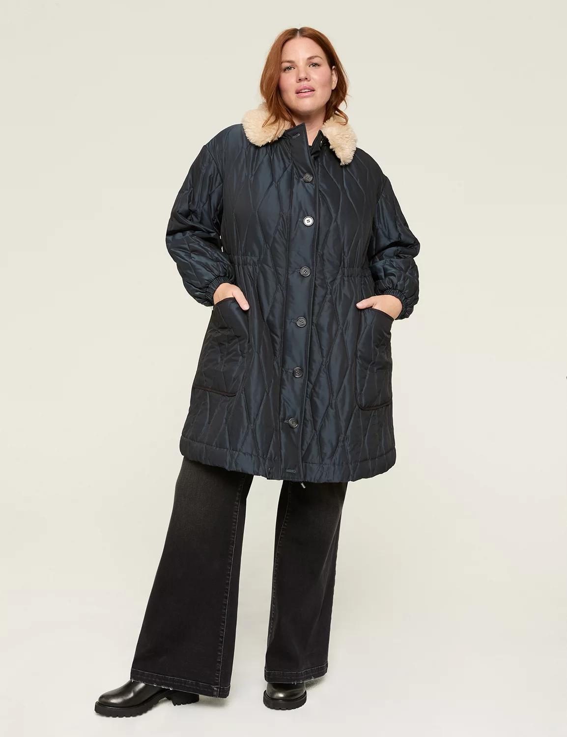 Long Quilted Puffer Product Image