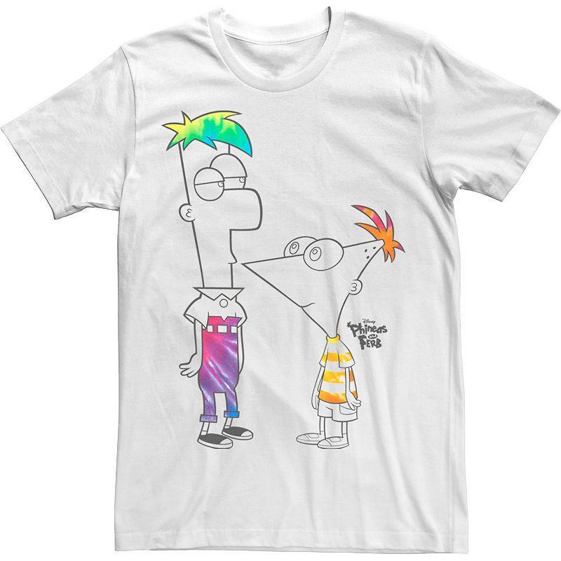 Disneys Phineas And Ferb Boys Of Tie Dye Mens Tee Product Image