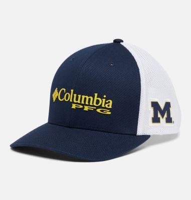 Columbia PFG Mesh Snap Back Ball Cap - Michigan- Product Image