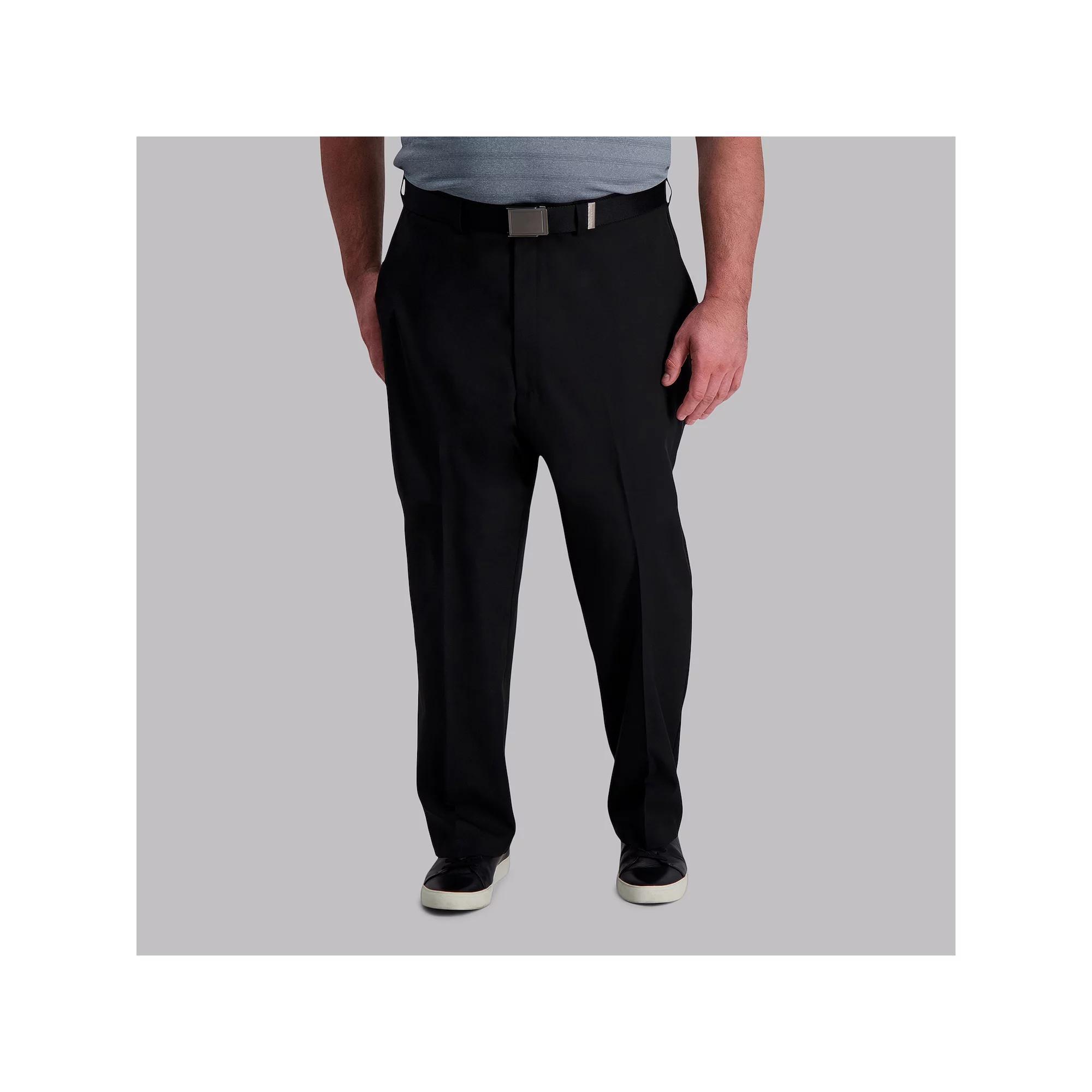 Big & Tall Haggar® Cool Right® Classic-Fit Flat-Front Performance Flex Pants, Men's,  Product Image