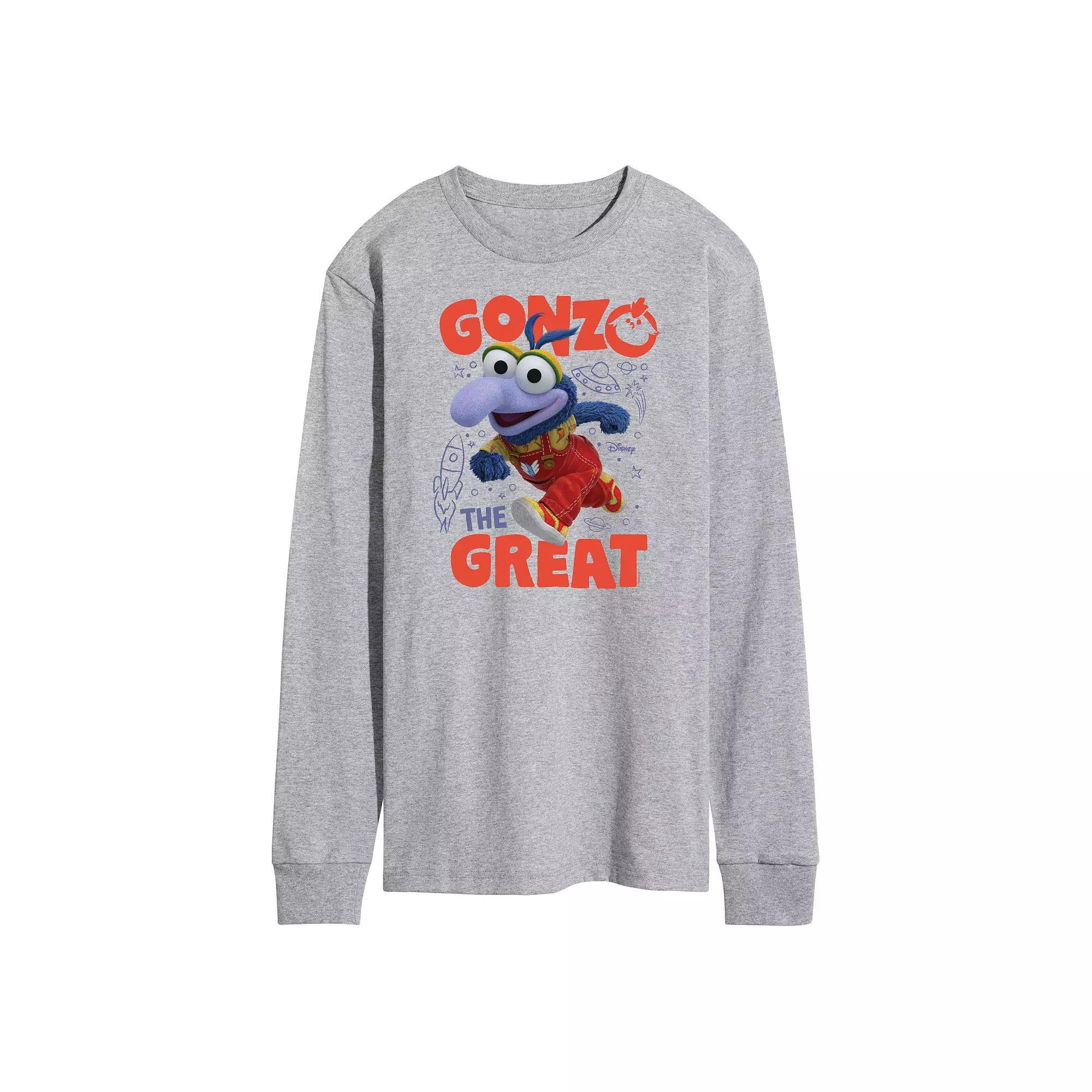 Disney's Muppets Babies Gonzo Men's The Great Long Sleeve Graphic Tee,  Product Image