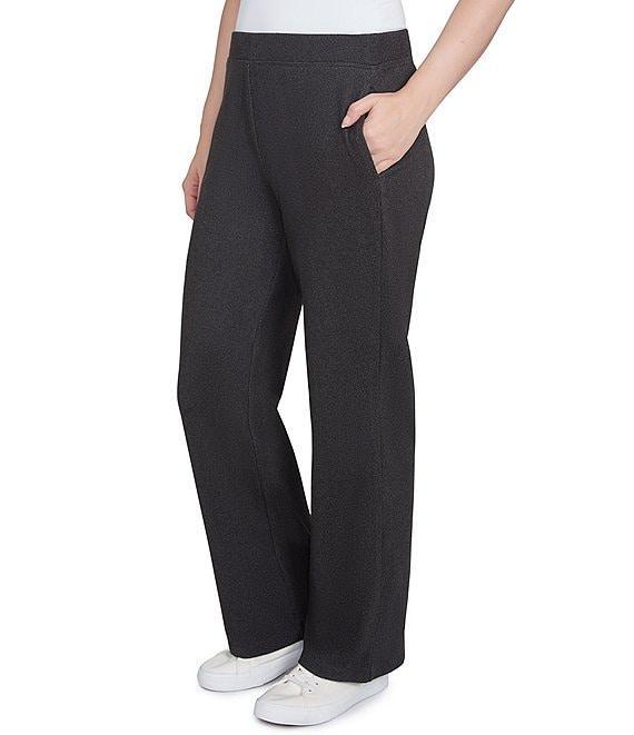 Ruby Rd. Luxe Rib Straight Leg Pull-On Pants Product Image
