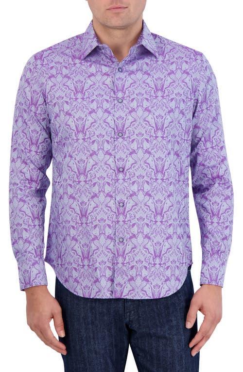 Mens Highland Abstract Button-Front Shirt Product Image