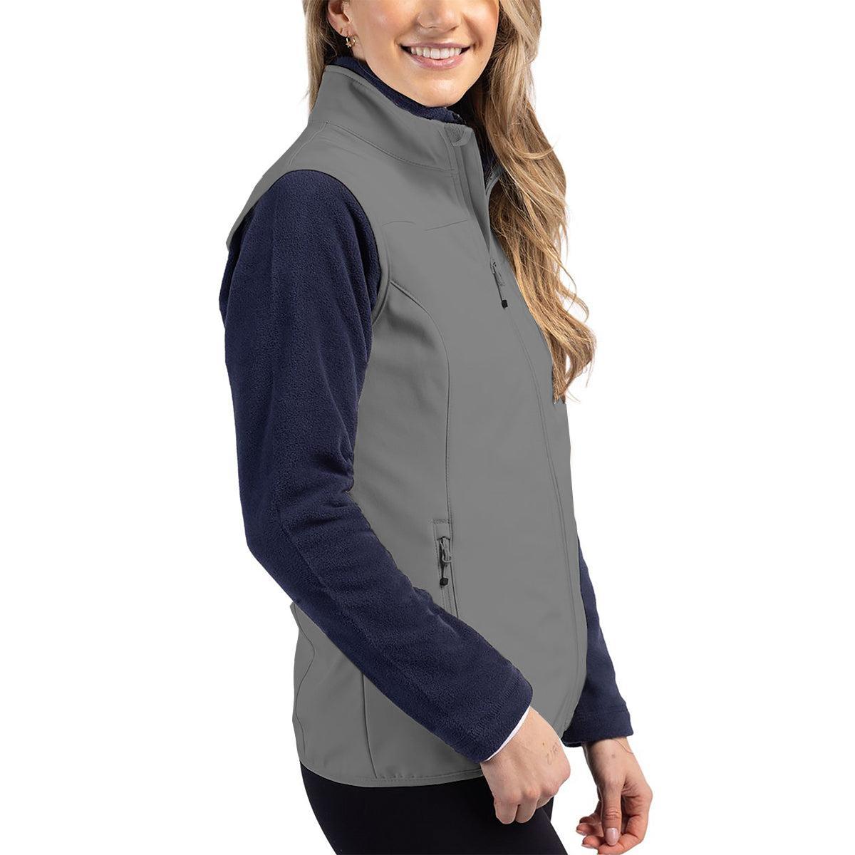 Cutter & Buck Clique Trail Eco Stretch Softshell Women's Full Zip Vest Female Product Image