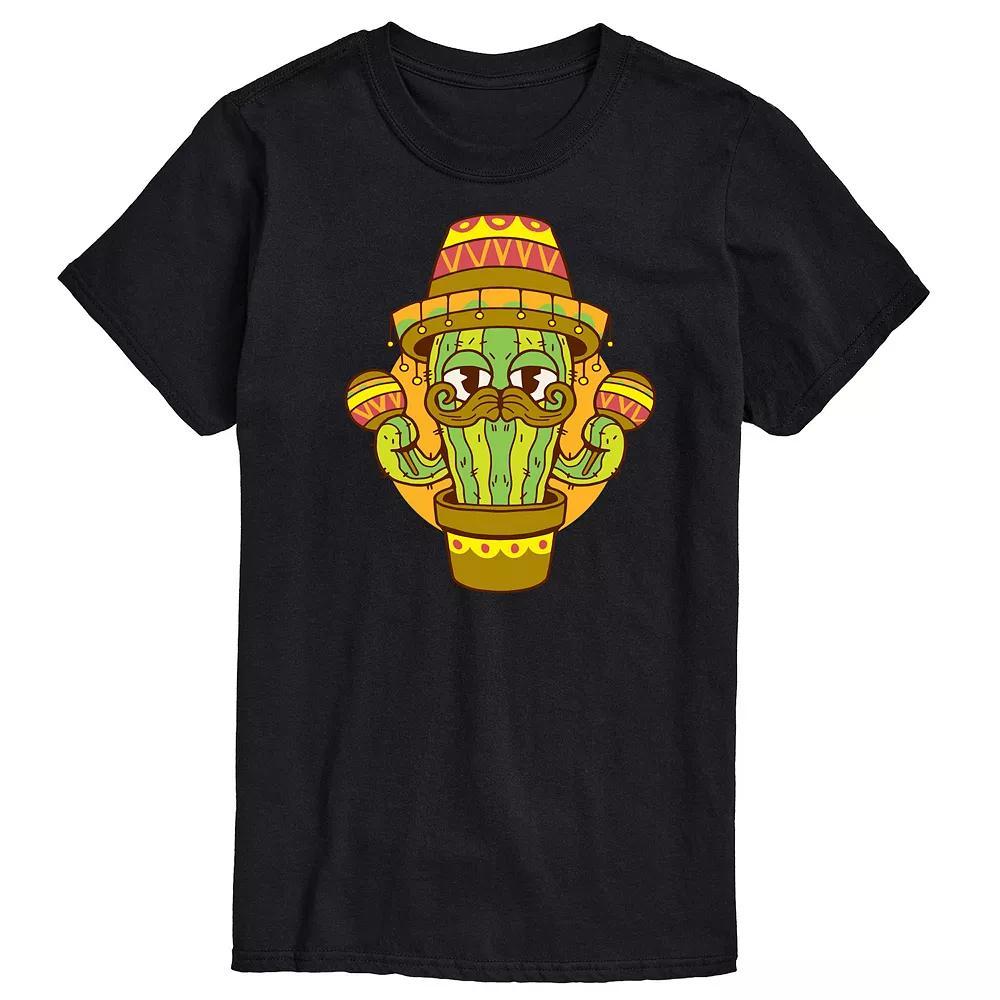 Men's Cactus Sombrero Graphic Tee,  Product Image