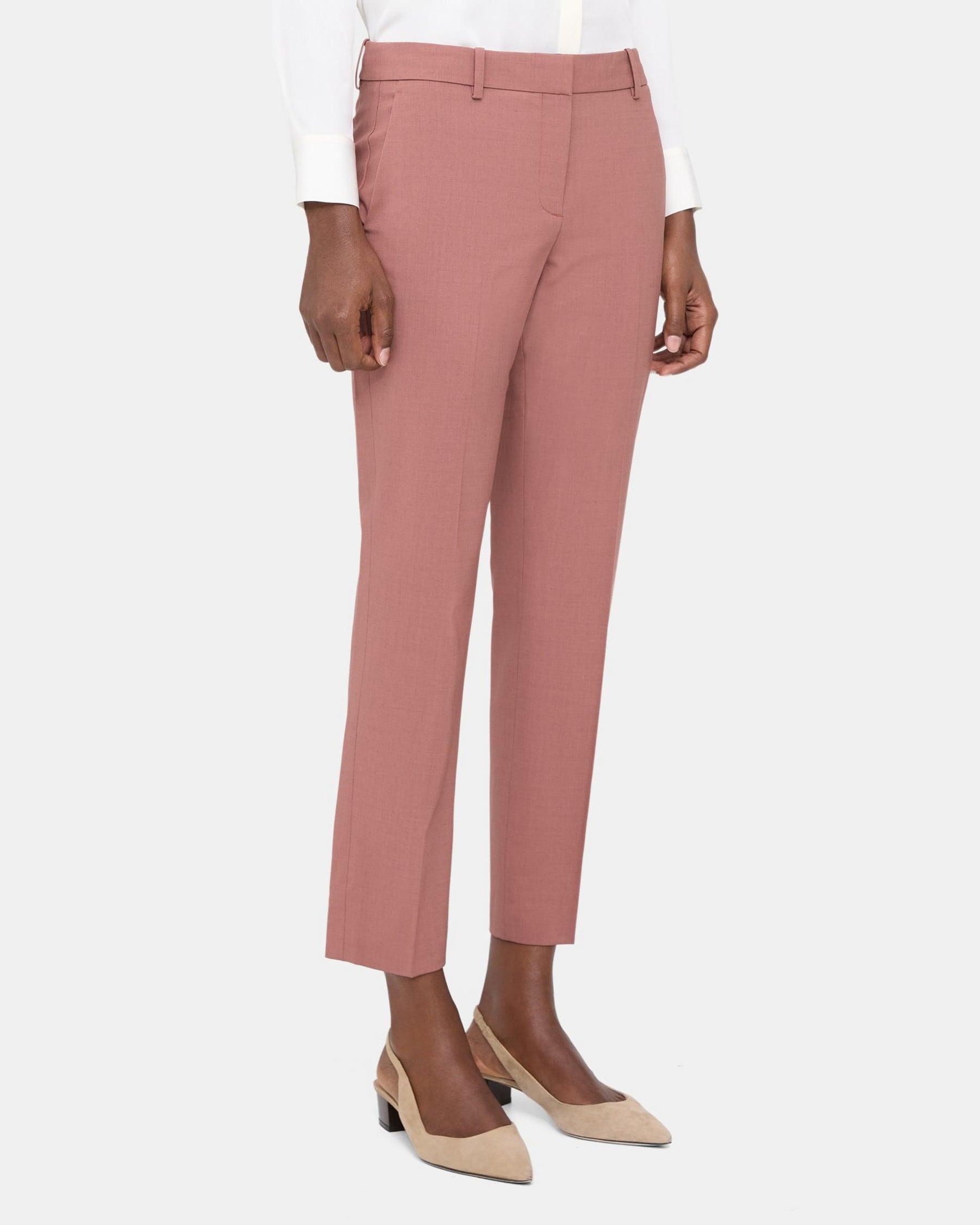 Classic Crop Pant in Sevona Stretch Wool Product Image