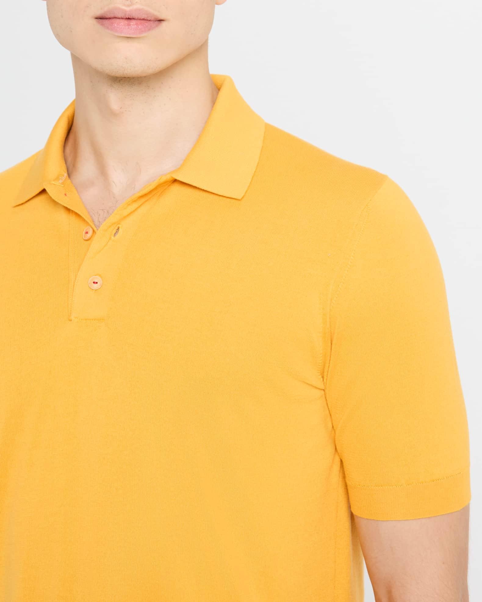 Men's Soft Cotton Polo Shirt Product Image