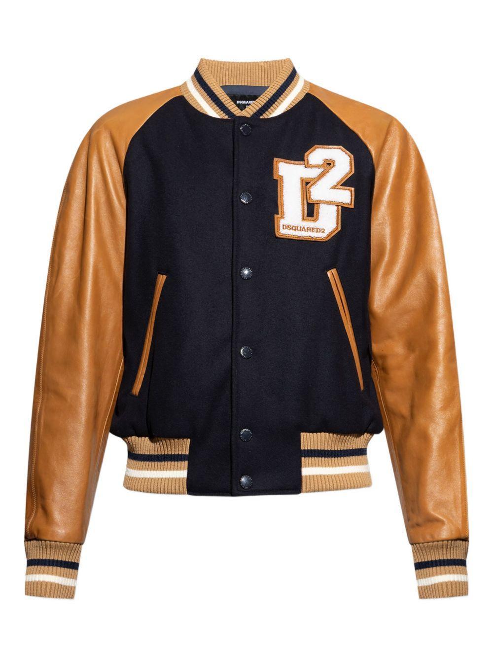 wool-blend bomber jacket Product Image