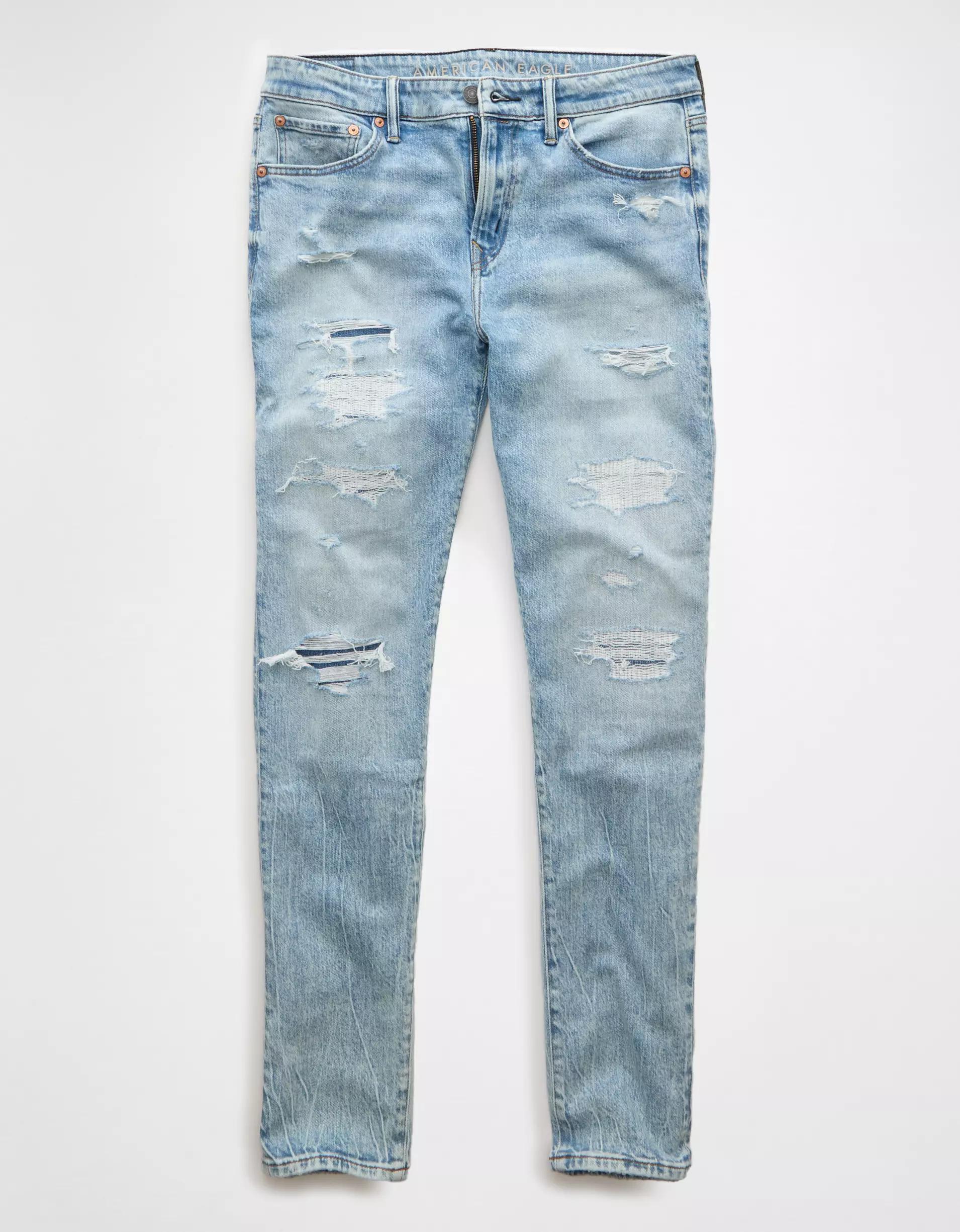 AE AirFlex+ TENCEL™ Fibers Patched Athletic Skinny Jean Product Image
