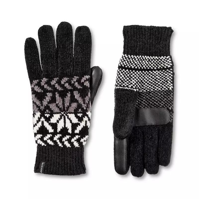 Womens isotoner Lined Chenille Snowflake Gloves Product Image