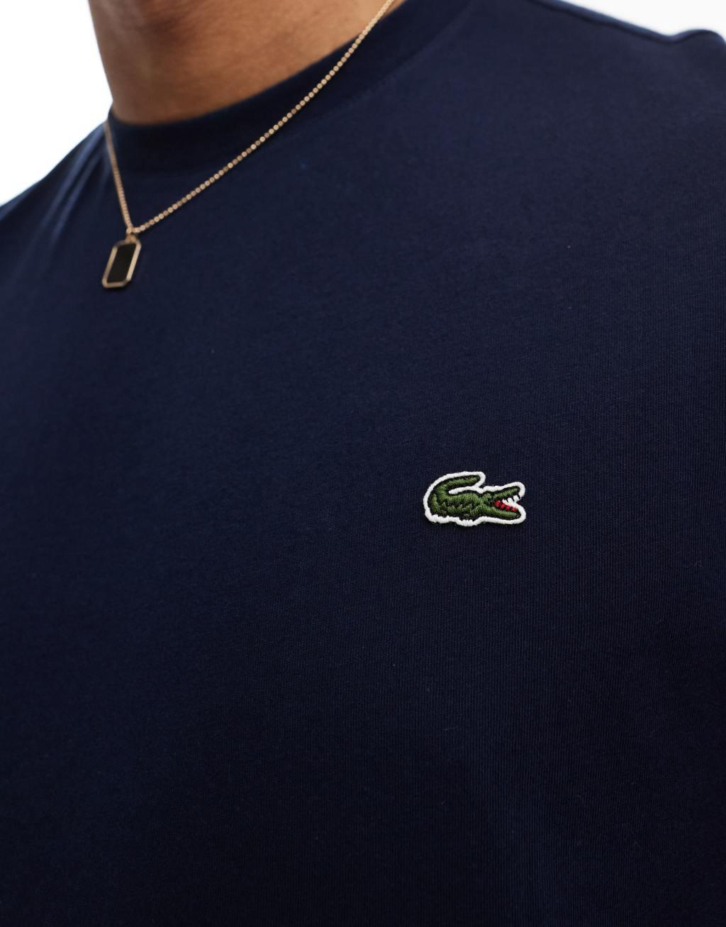 Lacoste t-shirt with 'gator in navy Product Image