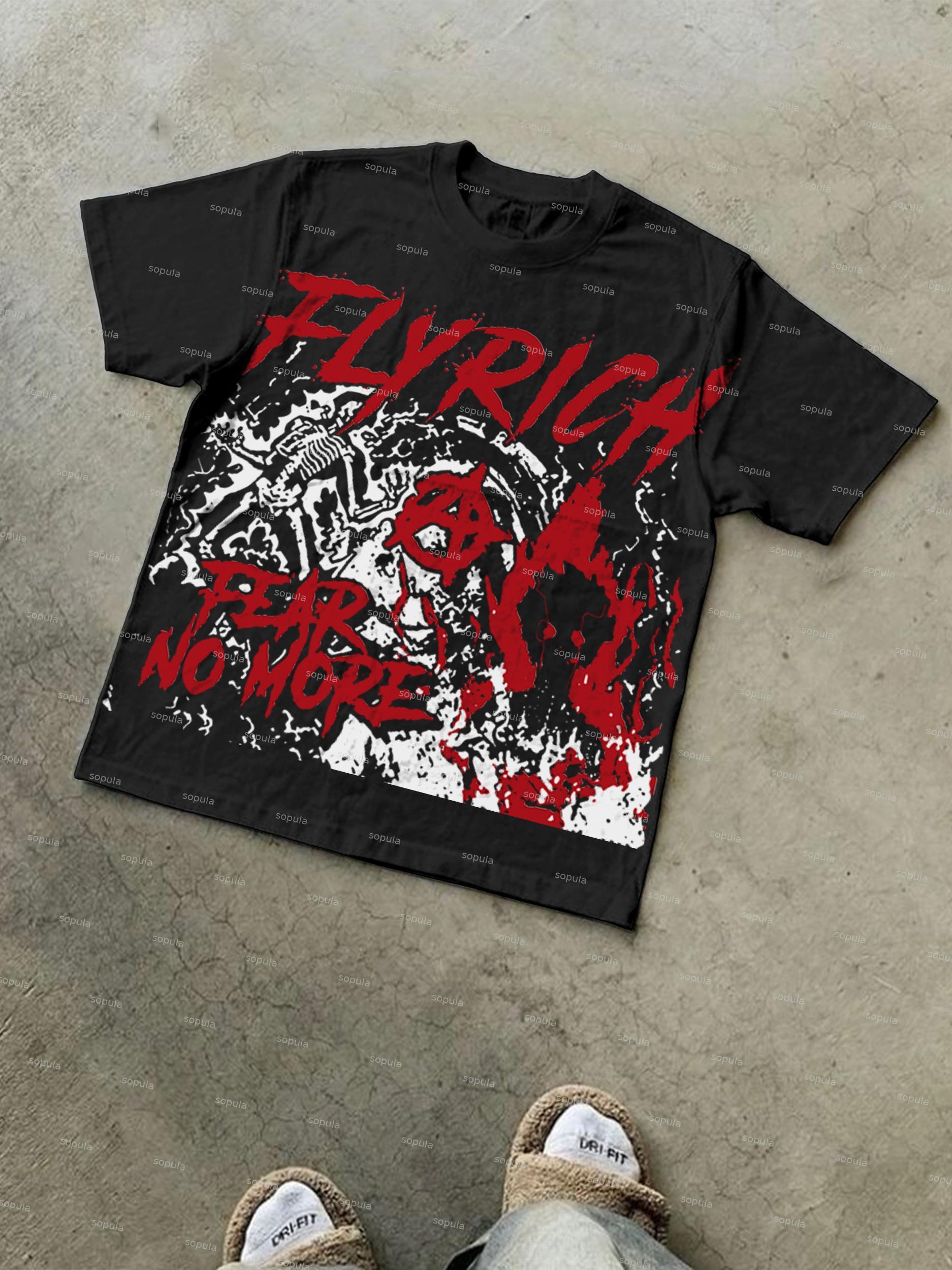 Unisex Fly Rich Graphic T-Shirt Product Image