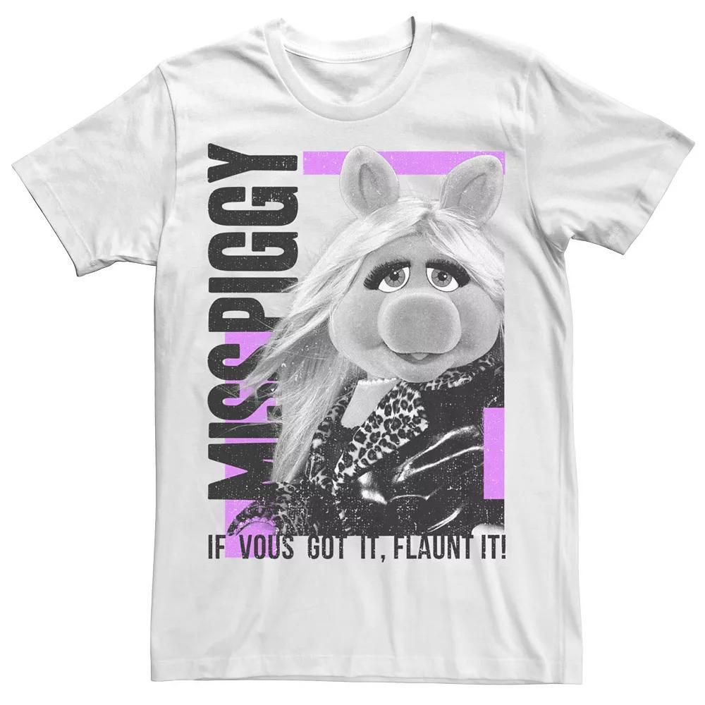 Men's Muppet Flaunt It Miss Portrait Tee, Size: XXL, White Product Image