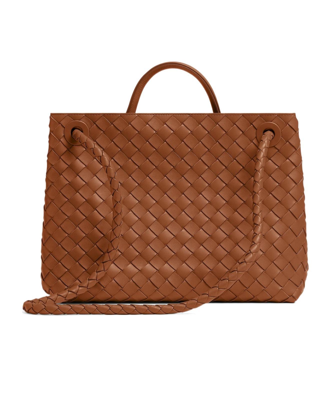 BOTTEGA VENETA Brown Medium Andiamo Tote Product Image