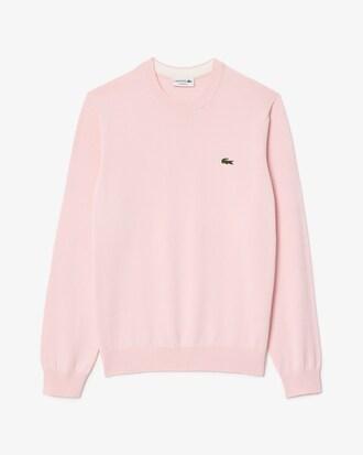 Monochrome Crew Neck Cotton Sweater Product Image