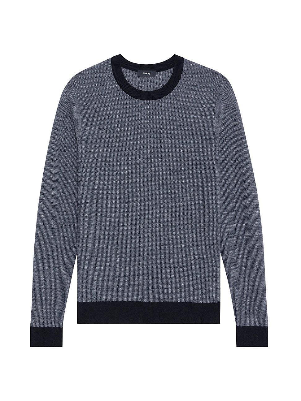 Theory Maden Contrast Trim Crewneck Sweater Product Image