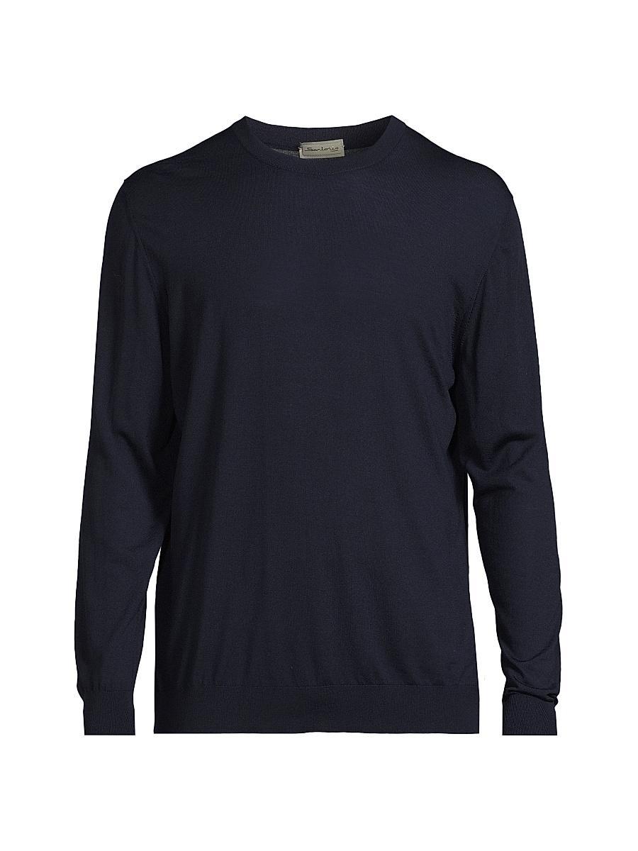Mens Wool Crewneck Sweater Product Image