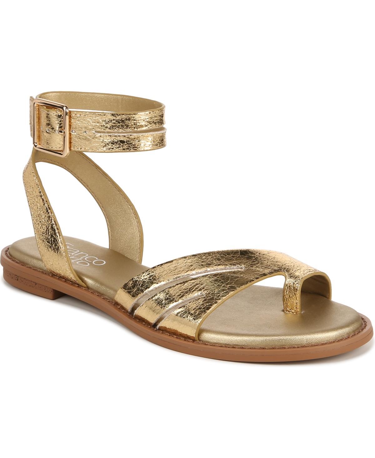 Franco Sarto Womens Greene Toe Loop Ankle Strap Sandals Product Image