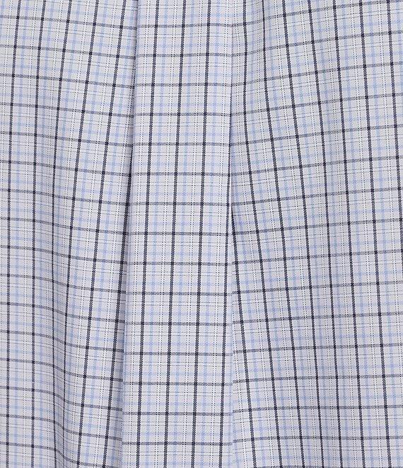 Gold Label Roundtree & Yorke Non-Iron Long Sleeve Small Check Sport Shirt Product Image