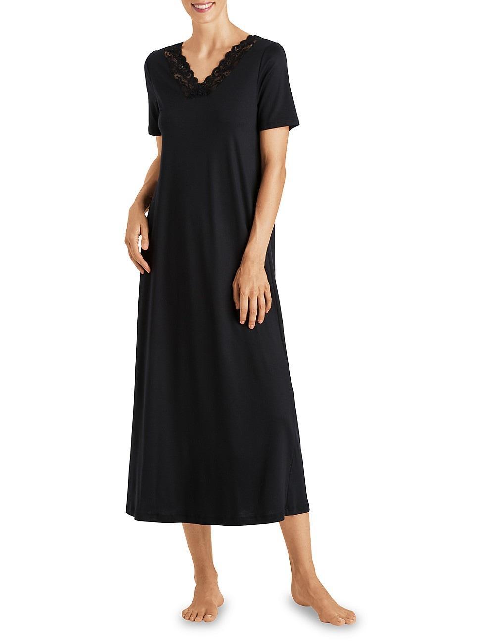 Moments Short-Sleeve Long Nightgown Product Image