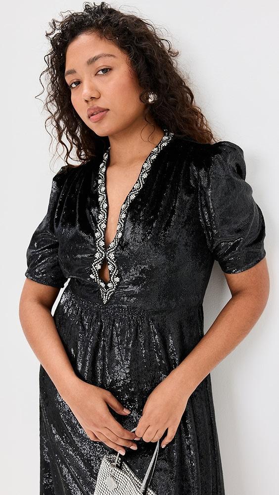 SALONI Tabitha Velvet Dress | Shopbop Product Image