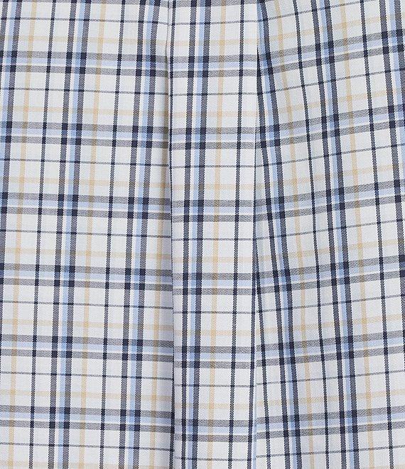 Gold Label Roundtree & Yorke Non-Iron Long Sleeve Medium Plaid Sport Shirt Product Image