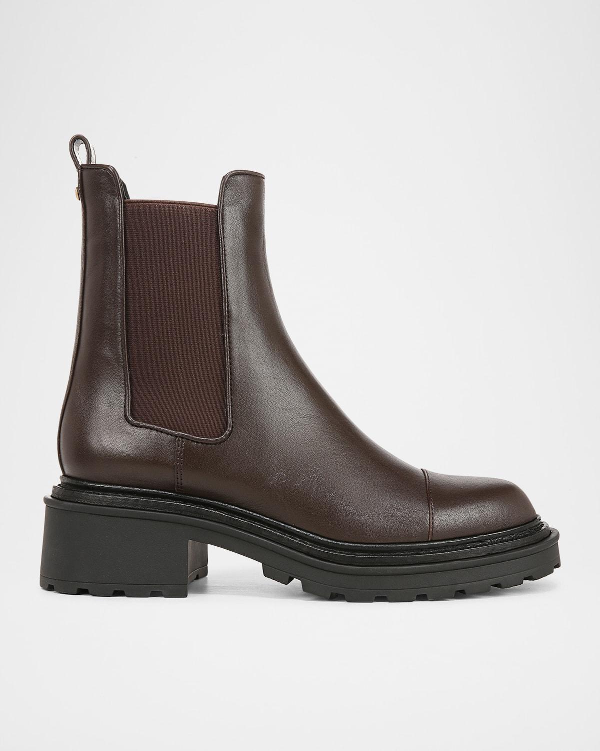 VERONICA BEARD Delilah Cap Toe Chelsea Boot In Espresso Product Image