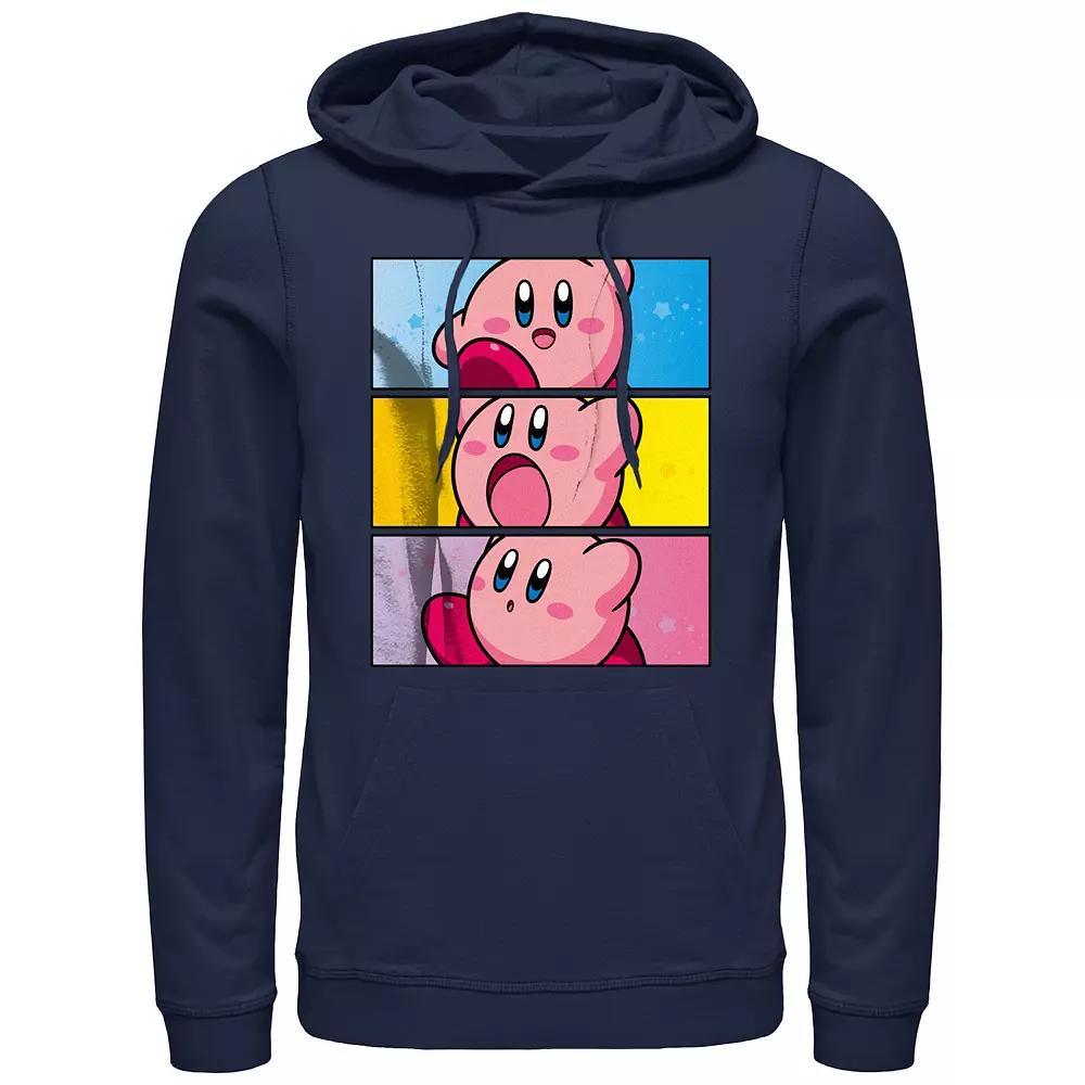 Men's Kirby Stack Portraits Graphic Hoodie, Size: XXL, Blue Product Image