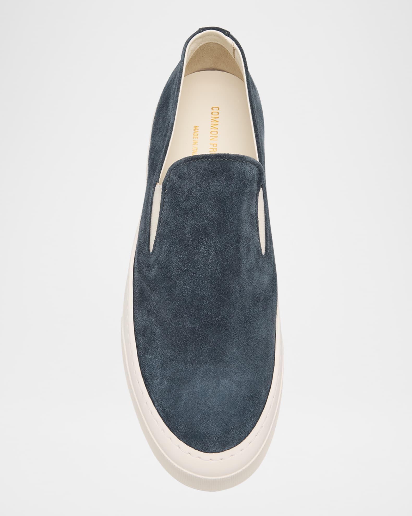 Men's Suede Slip-On Sneakers Product Image