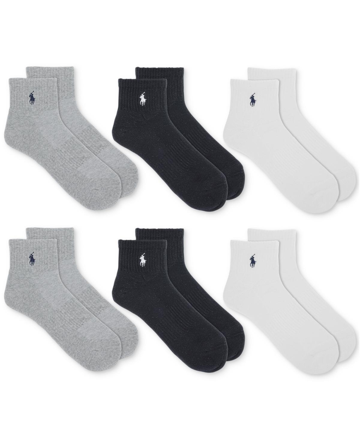 Polo Ralph Lauren Performance Cotton Quarter Socks 6 Product Image