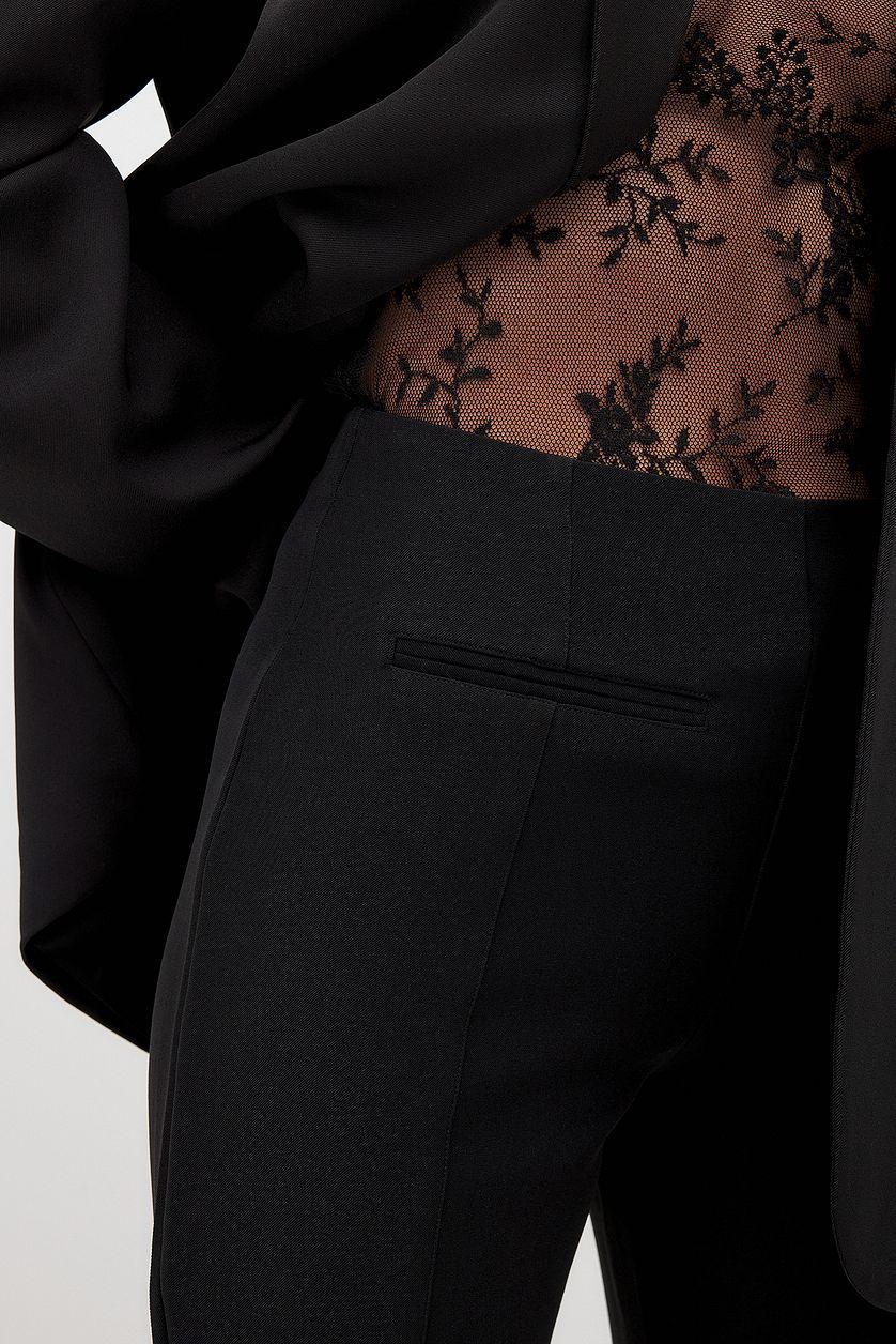 Flared Pocket Detail Pants Product Image