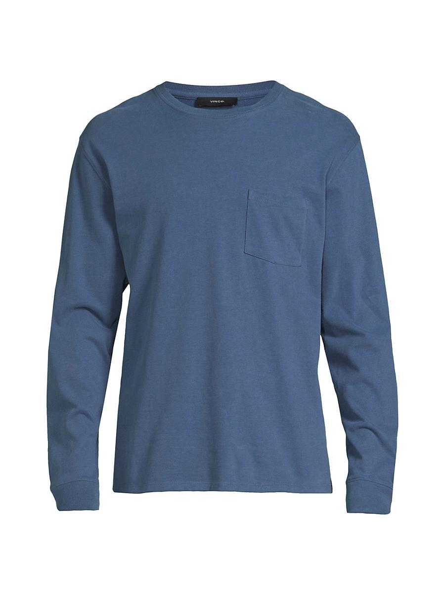 Vince Long Sleeve Crewneck Pocket Tee Product Image