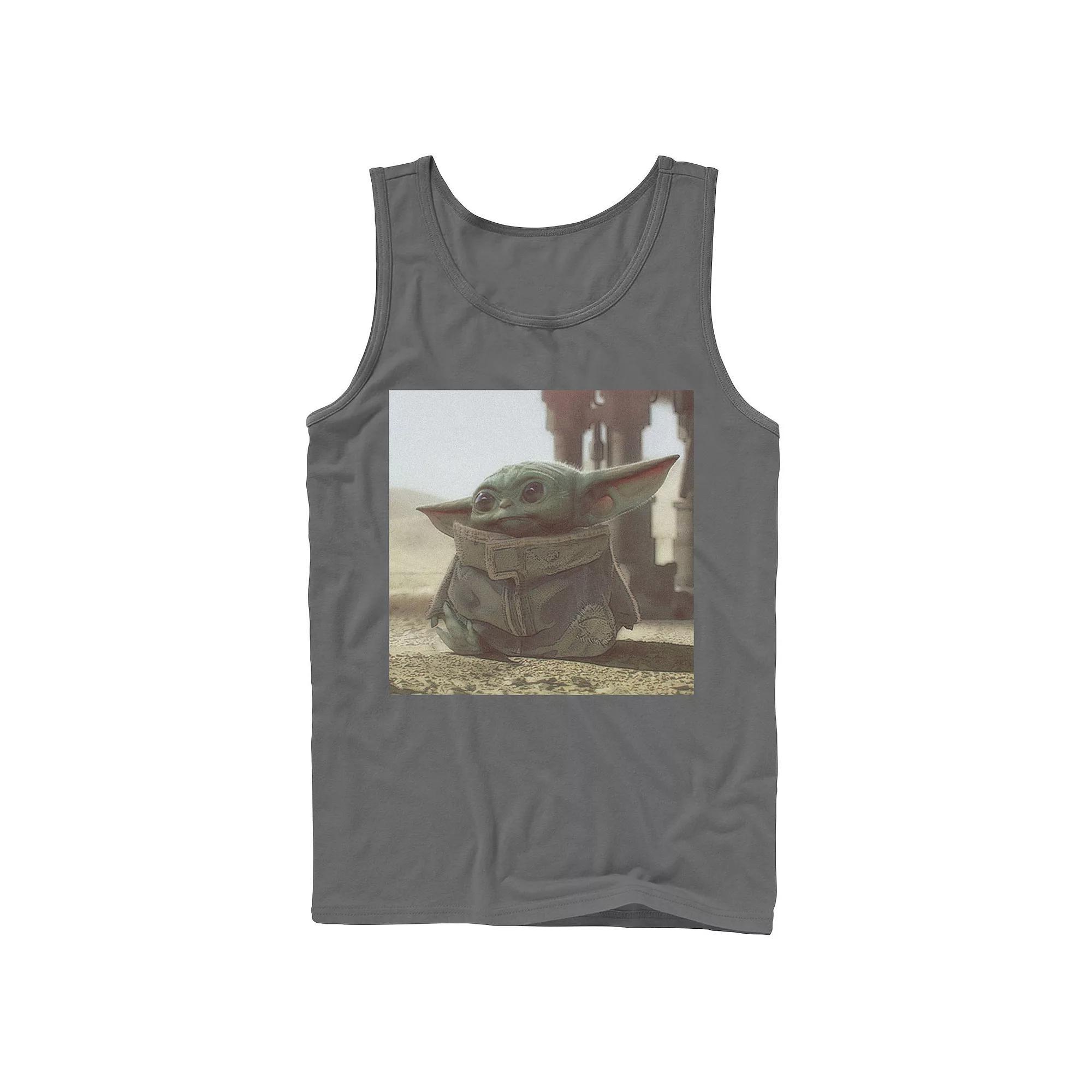 Men's Star Wars The Mandalorian The Child aka Baby Yoda Photograph Tank Top,  Product Image
