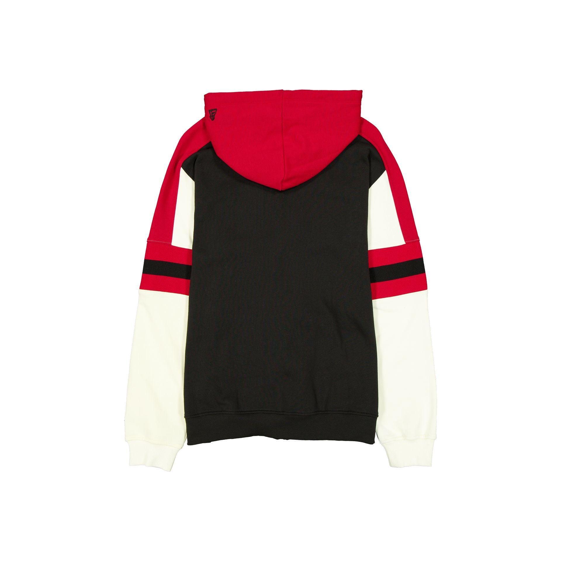 Atlanta Braves Throwback Zipper Hoodie Male Product Image