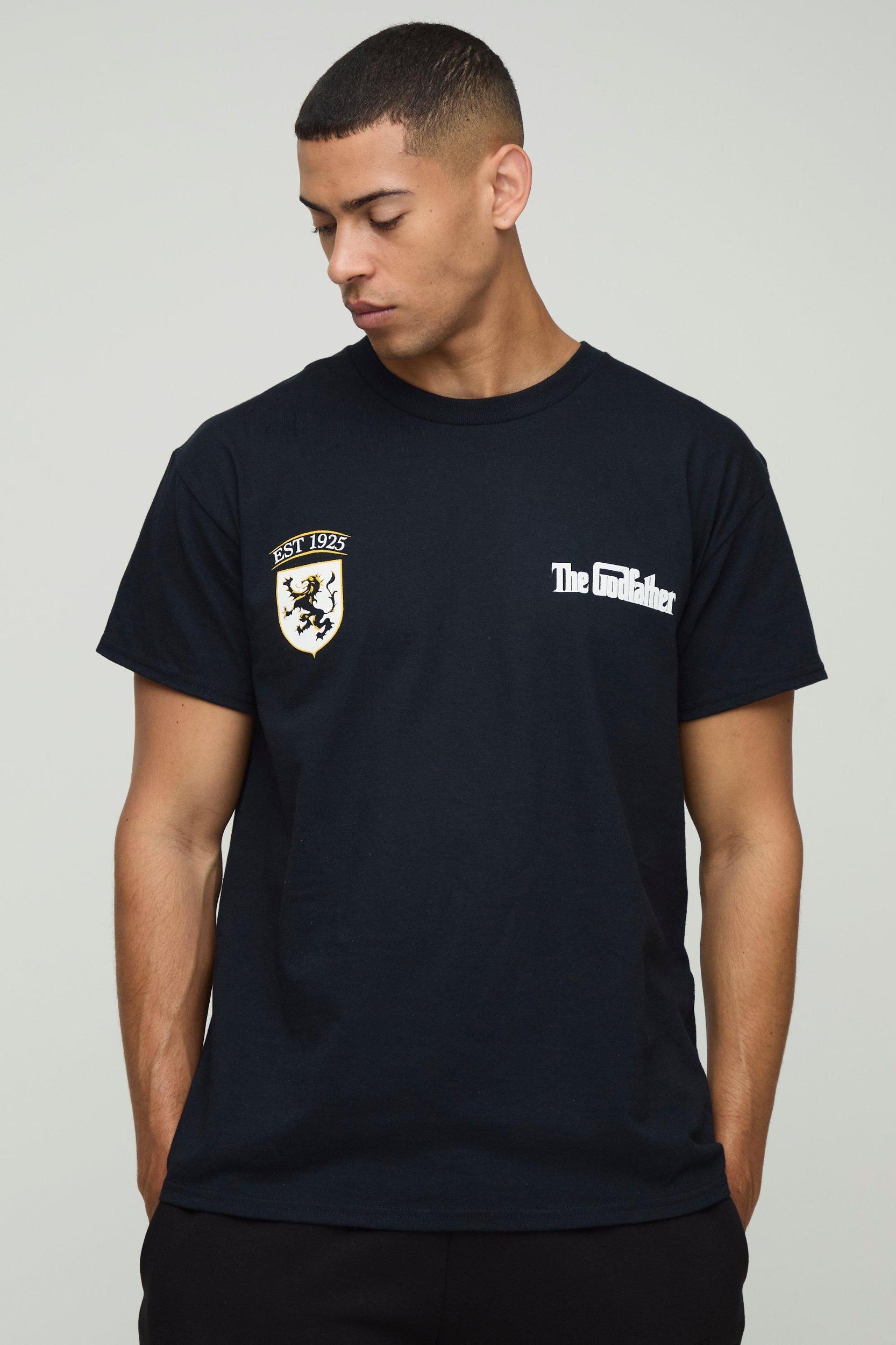 Oversized The Godfather License Graphic T Shirt | boohooMAN USA Product Image