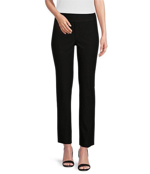 NIC + ZOE Wonderstretch Woven Straight Leg Pull-On Pants Product Image