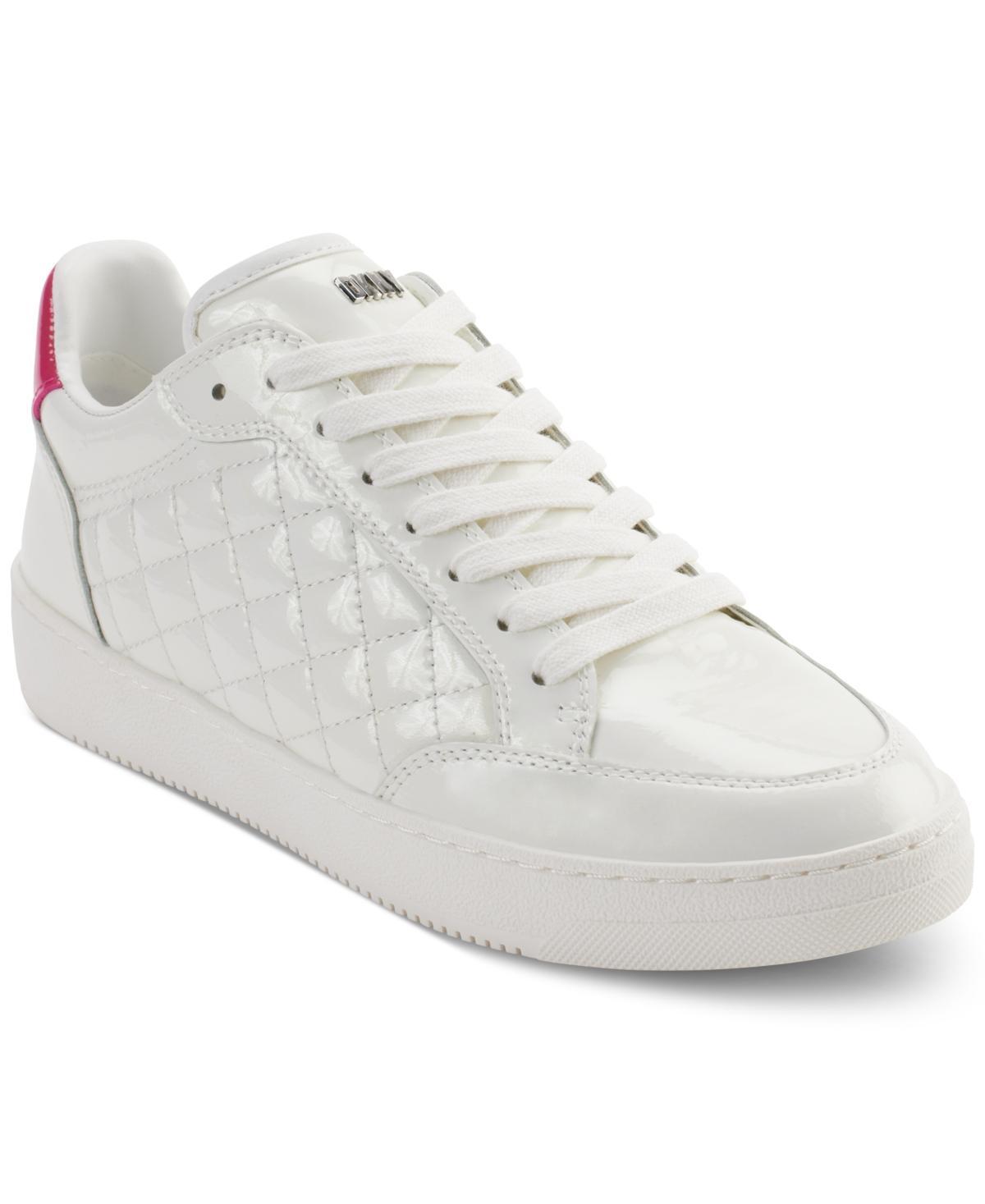 Dkny Womens Oriel Quilted Lace-Up Low-Top Sneakers Product Image