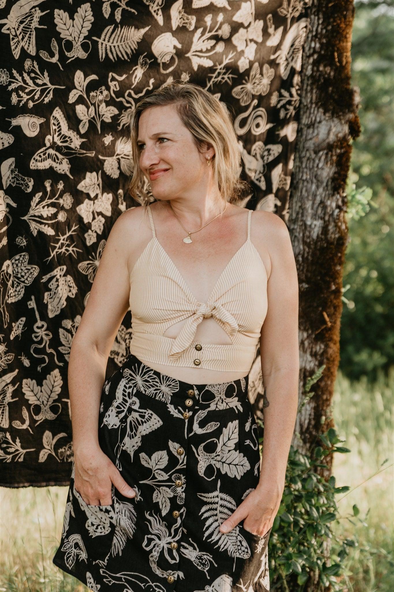 Dee Dee Top in Yellow Stripe Product Image