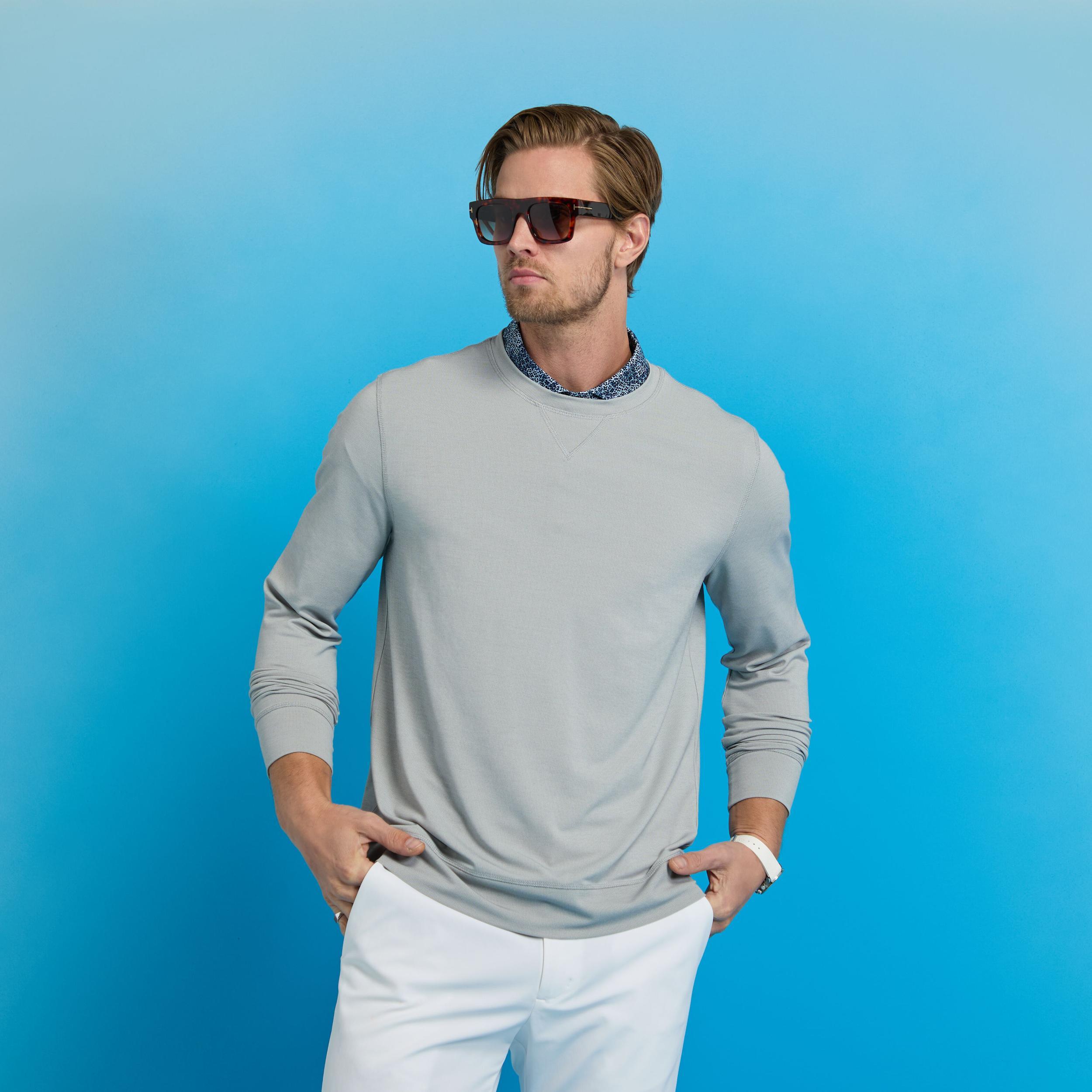 PERFORMANCE PIQUÉ CREWNECK LAYER Product Image