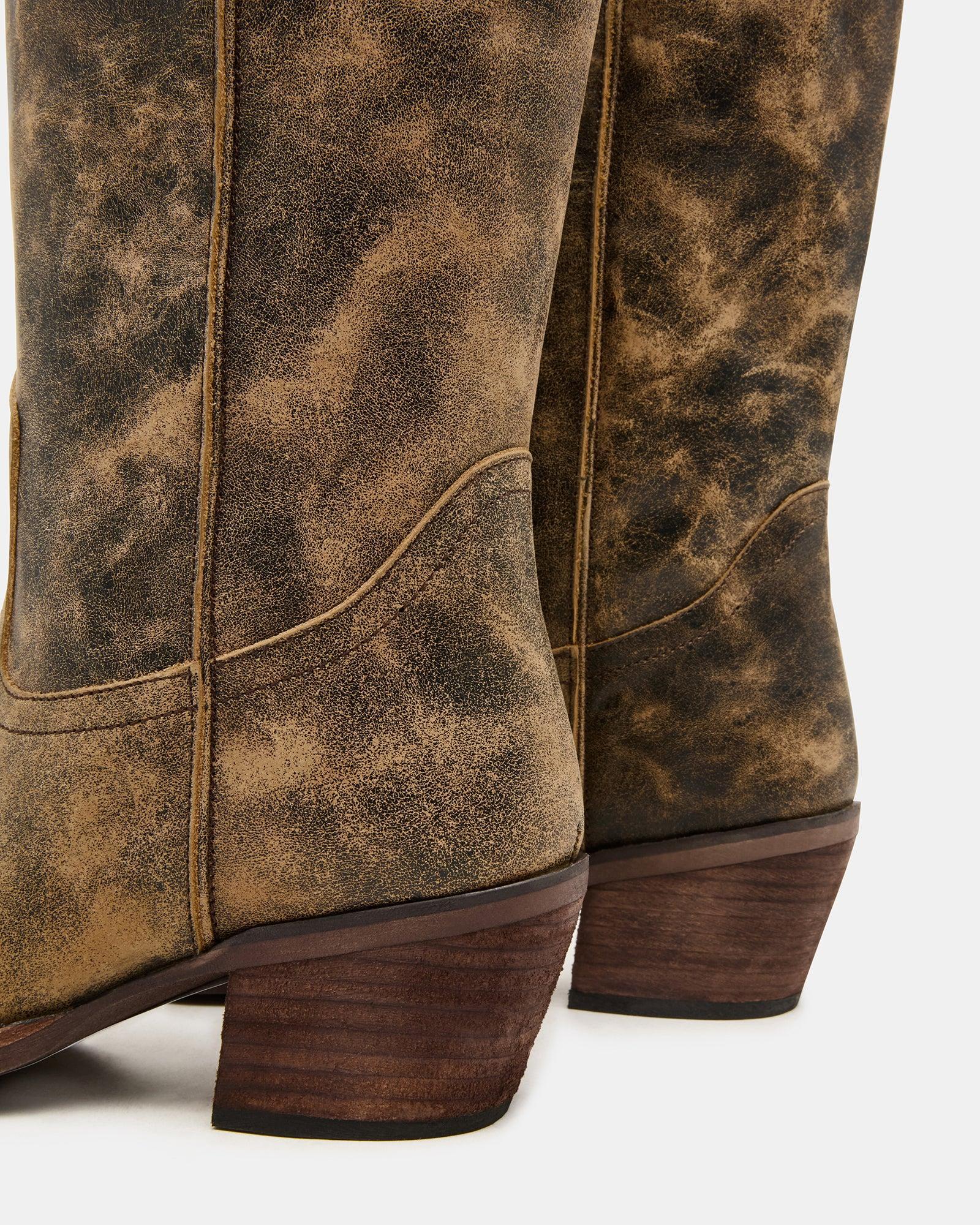 ALBANY BROWN DISTRESSED WIDE CALF Female Product Image