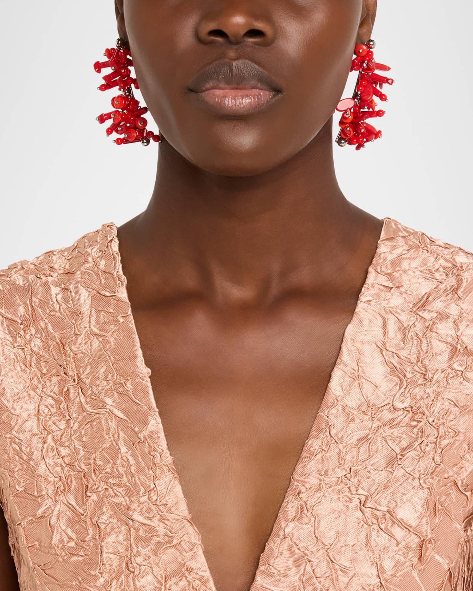 Beaded Drop Earrings Product Image