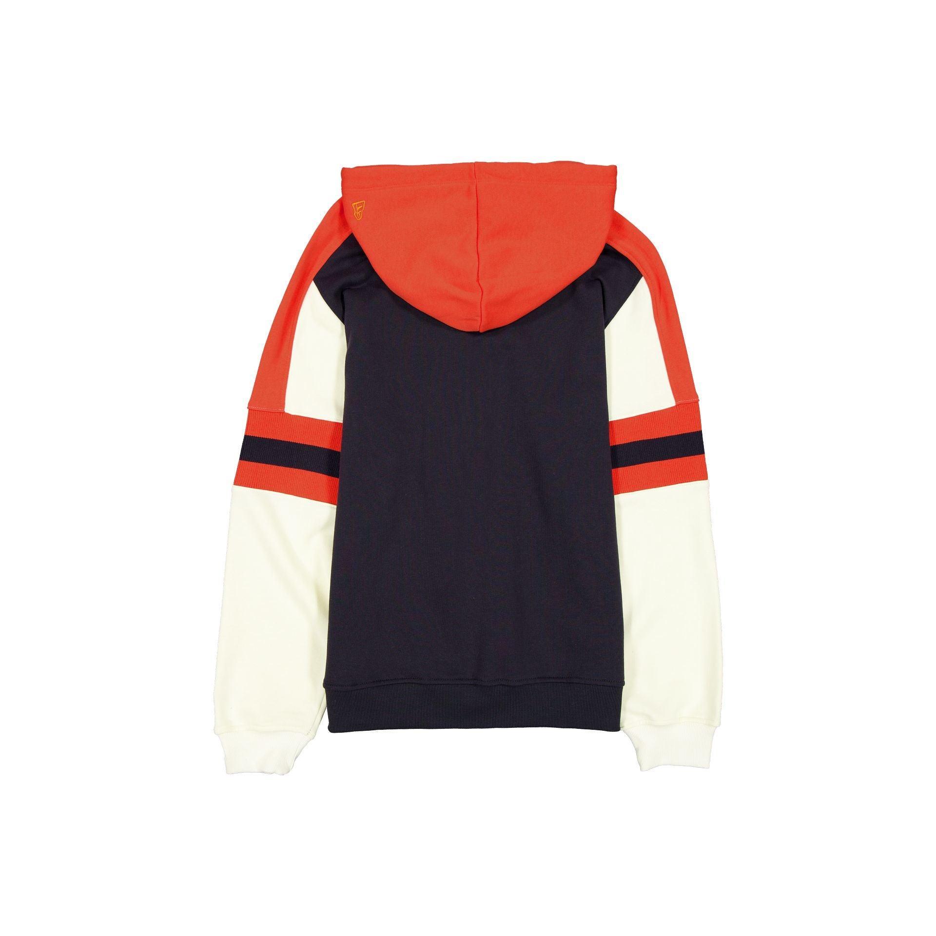 Atlanta Braves Throwback Zipper Hoodie Male Product Image