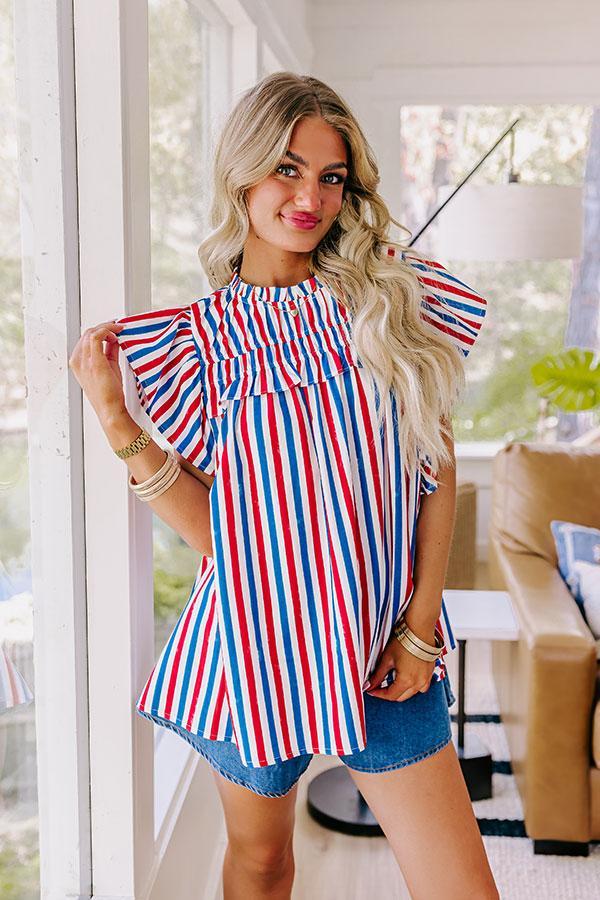 Smiles and Stripes Shift Top Product Image