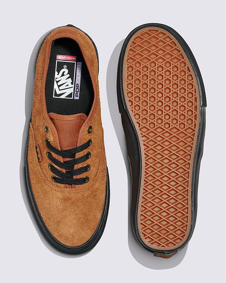 Skate Authentic Suede Shoe in Rust Brown| Vans US Product Image