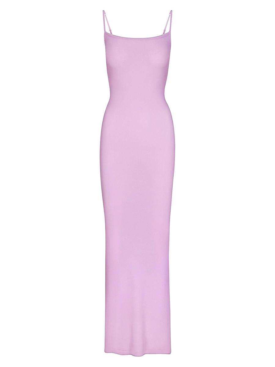 Womens Soft Lounge Long Slip Dress Product Image